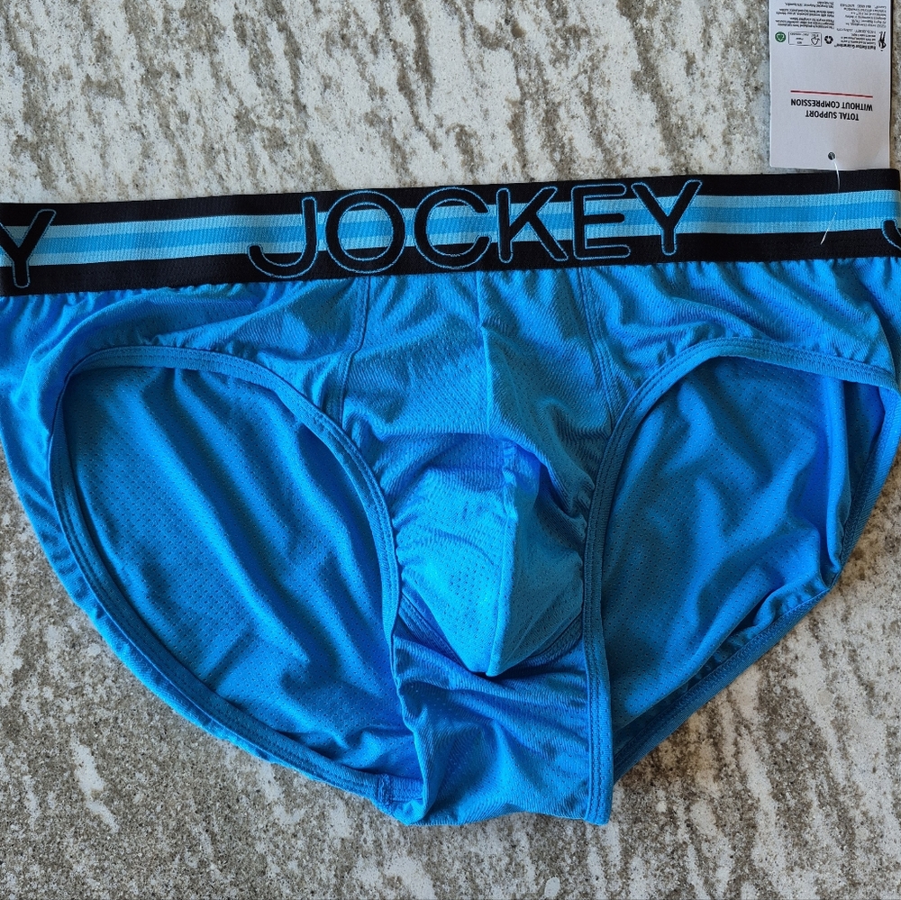 Jocky Sport Men's Stability Pouch Microfiber Brief Underwear Size Medium NEW